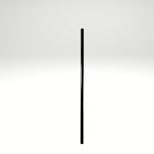 #1002 - 8.5in Black Straight Metal Straw