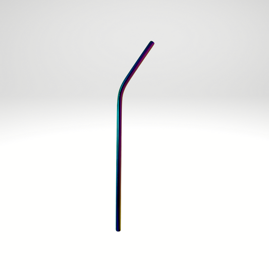 #1012 - 8.5in Symphony Curved Metal Straw