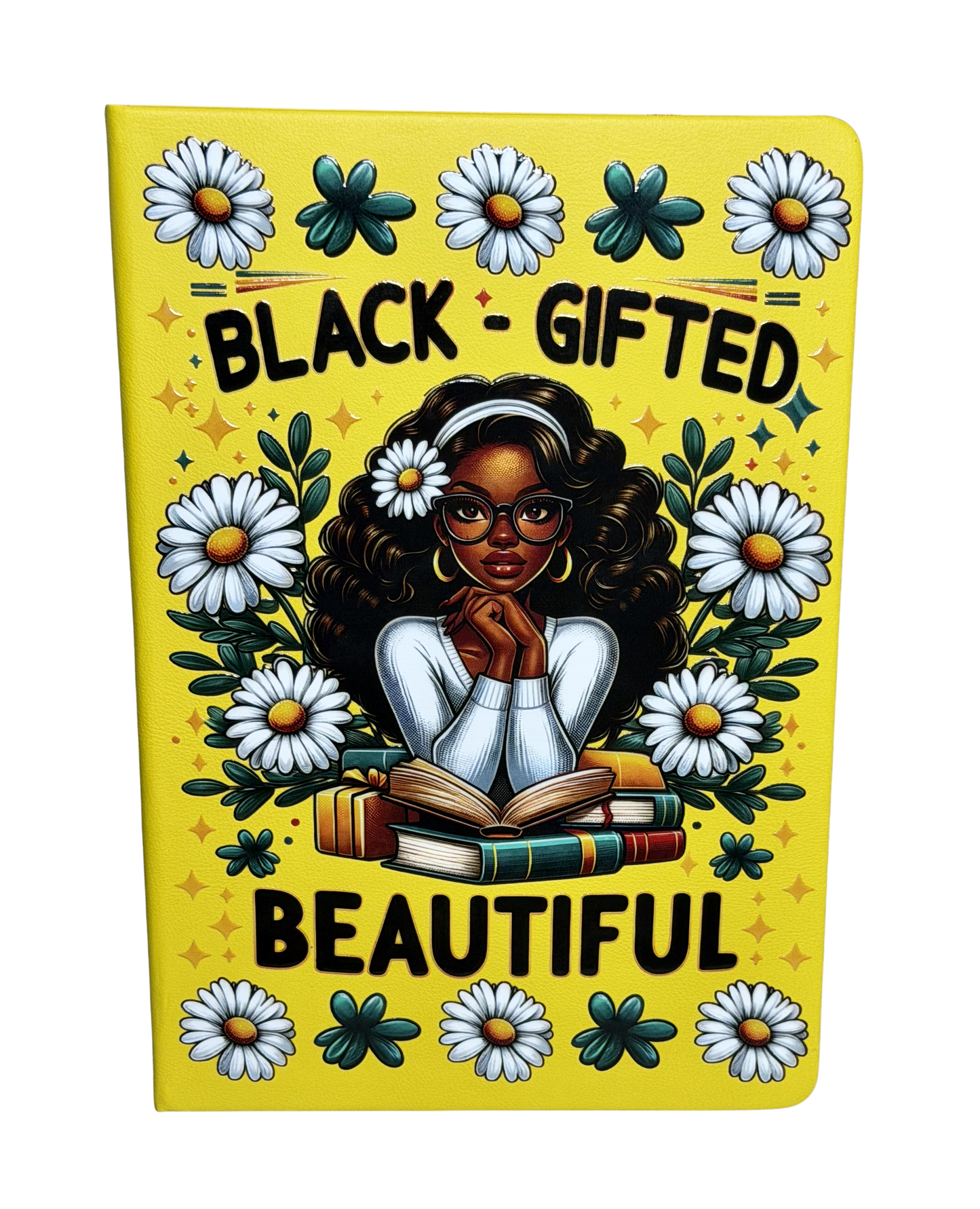 Custom Notebook - Black, Gifted & Beautiful