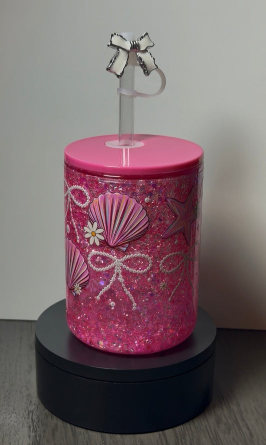 17oz Slow Flow Mug - Shells & Bows