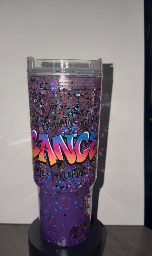 40oz Dual Lava Tumbler w/ handle